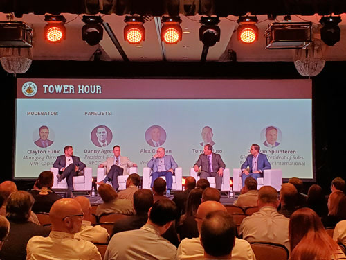 Don van Splunteren participating in an industry leadership panel